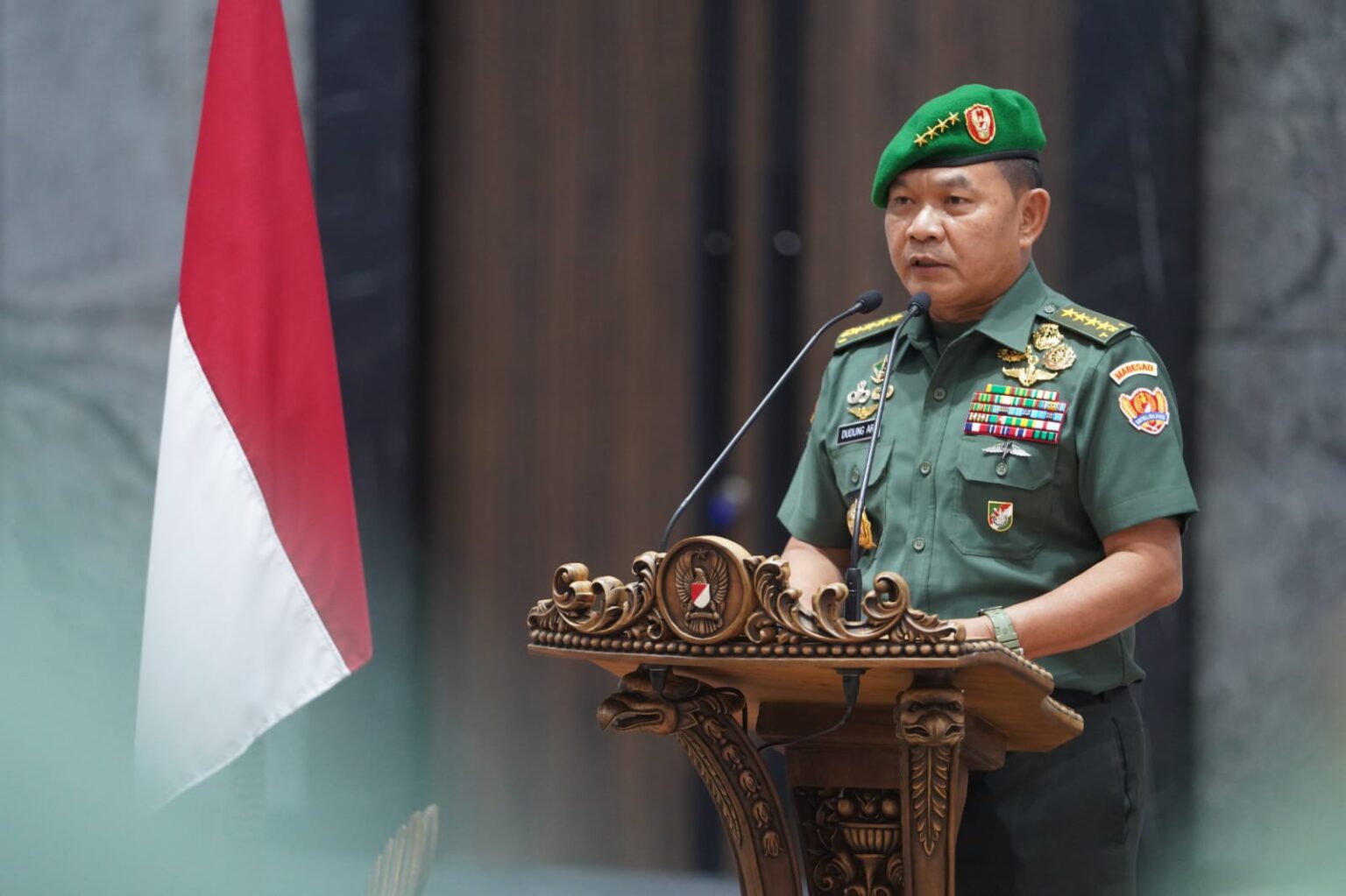 Perwira Tinggi Tni Ad Naik Pangkat Rudianto Resmi Sandang Bintang