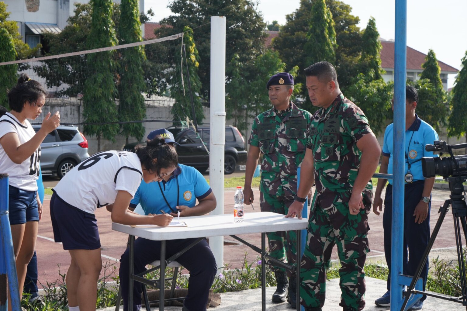 Danlantamal Iii Jakarta Meninjau Seleksi Tes Samapta Caba Dan Cata Pk